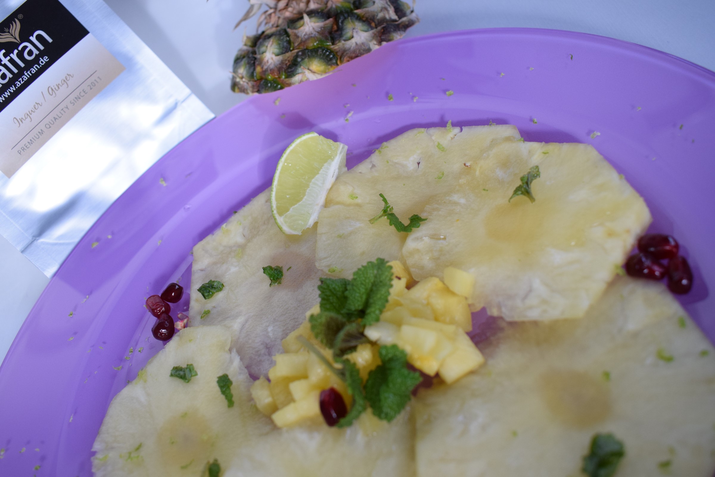 Ananas-Carpaccio – Rezept